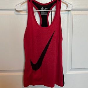 red nike athletic tank